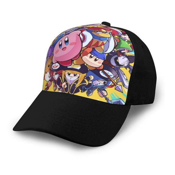 Kirby Baseball Cap Low Profile Adjustable Golf Dad Hat Trucker Hats for Men Women