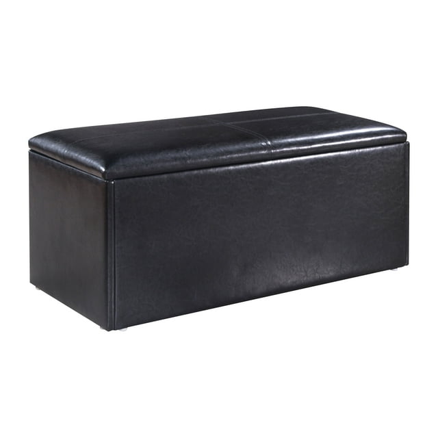 Kirby Black Storage Bench