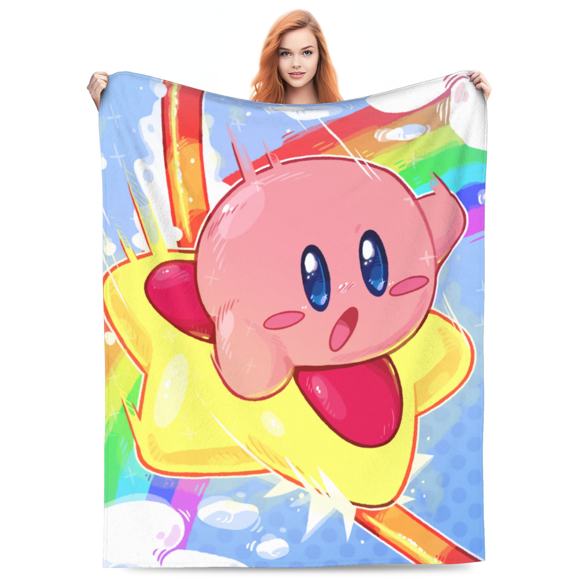 Kirby Blanket Lightweight Throw Blanket Flannel Fleece Microfiber Plush
