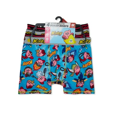 Kirby Boys Boxer Brief Underwear, 4-Pack, Sizes XS-XL