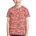 thumbnail image 1 of Kirby Boys Girls T Shirt Kids Short Sleeve Crewneck 3d Printed Graphic Shirts For Kids Youth X-Small, 1 of 7