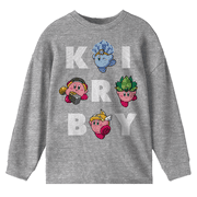 Kirby Boys Graphic Print T-Shirt with Long Sleeves, Sizes XS-XXL