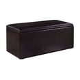 thumbnail image 1 of Camden Isle Kirby Brown Storage Bench, 1 of 2
