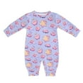 thumbnail image 1 of Kirby Character Pattern Baby Rompers One-Piece Long Sleeve Jumpsuit Bodysuits Newborn Infant Toddler Outfit Kid Clothes Sets, 1 of 8