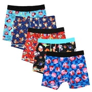 Kirby Character Print Multipack Boy's Boxer Briefs-Size-10