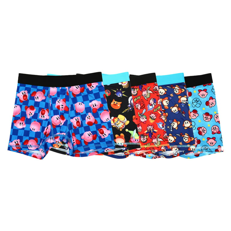 Kirby Character Print Multipack Boy's Boxer Briefs-Size-6