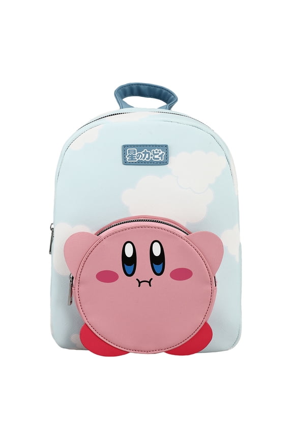 Kirby Cloud All Over Print Mini Backpack with Pocket