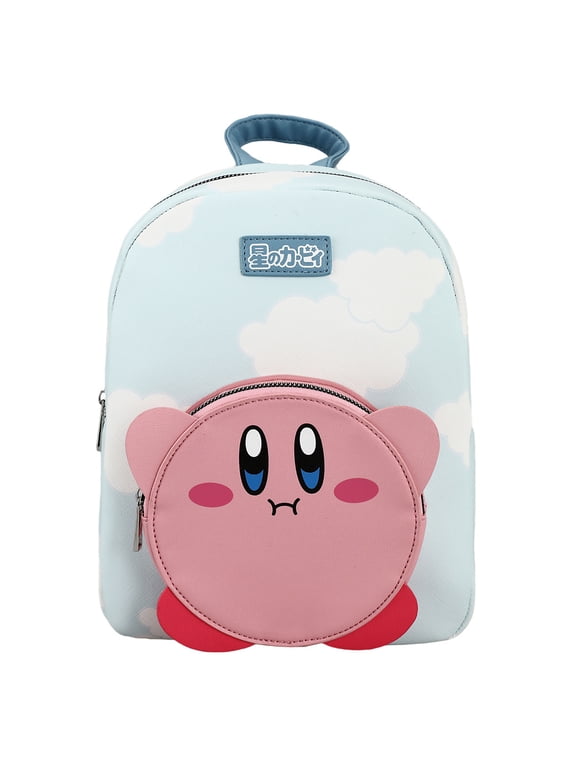 Kirby Cloud All Over Print Mini Backpack with Pocket