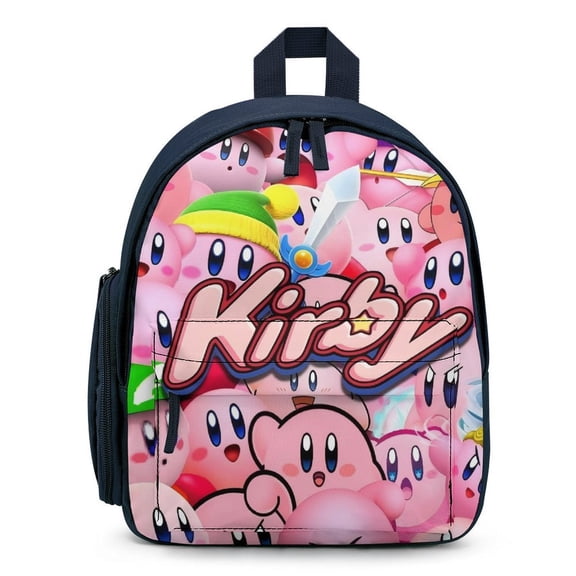 Kirby Cute Cartoon backpack travel bag adjustable shoulder straps One size