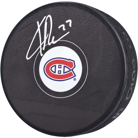 Kirby Dach Montreal Canadiens Autographed Hockey Puck