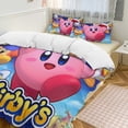 thumbnail image 1 of Kirby Deluxe Game 3 Pieces Bedding Set Soft Comforter Sets Decoration Bedroom Gift With 1 Duvet Cover 2 Pillowcases Pillowcases, 1 of 7