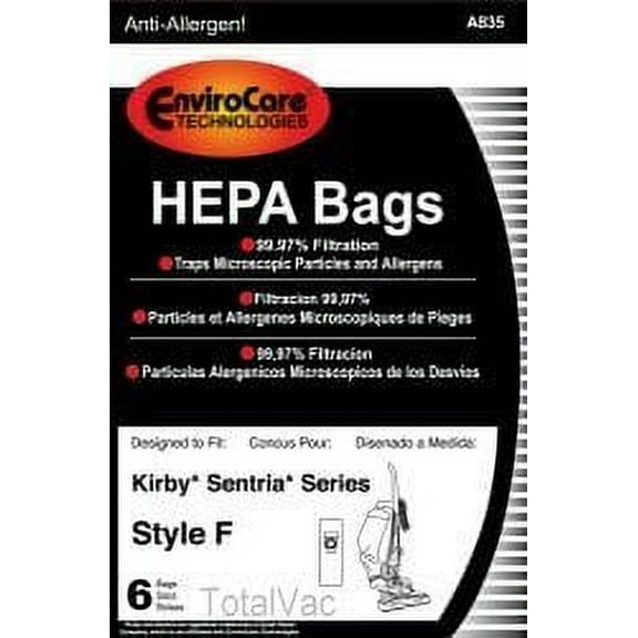 Kirby F Style Vacuum Bags