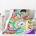thumbnail image 1 of Kirby Flannel Blanket Cozy Ultra-Soft Micro Throw Blanket For Bed Sofa Couch Car Office Camping Travel All Season Fleece Blanket 50"x40", 1 of 8
