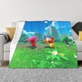 thumbnail image 1 of Kirby Flannel Blanket Cozy Ultra-Soft Micro Throw Blanket For Bed Sofa Couch Car Office Camping Travel All Season Fleece Blanket 80"x60", 1 of 8