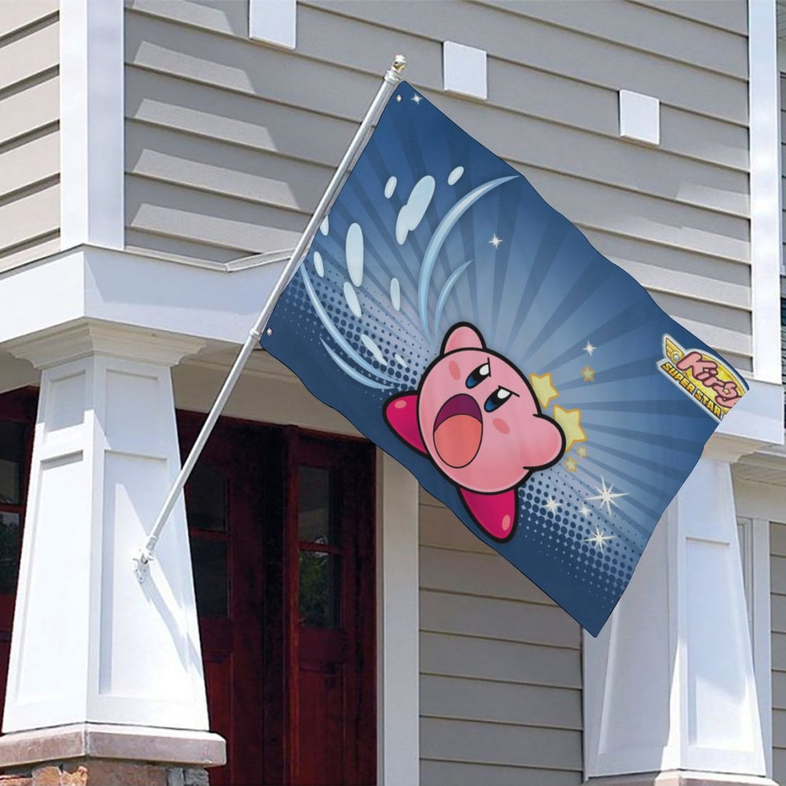 Cool Rigby Banner Kirby Garden Banner - Double-Sided House Outdoor Flag for Yard And Lawn ...