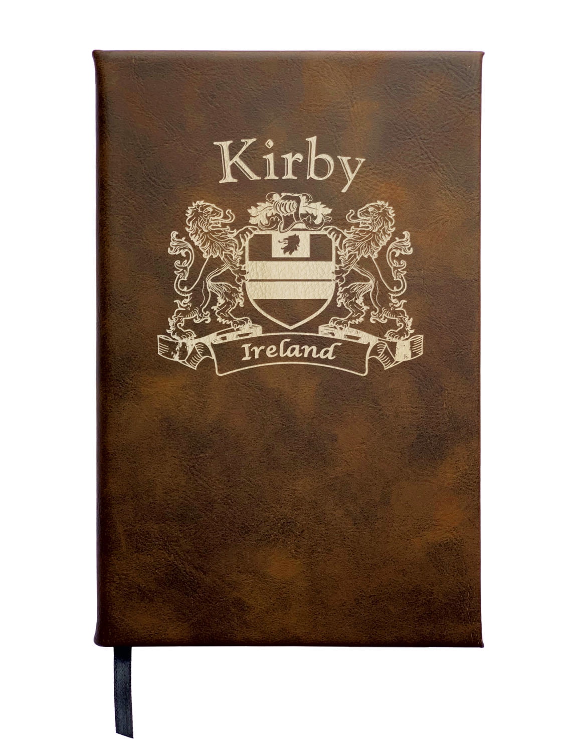 Kirby Irish Coat of Arms Leather Journal