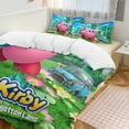 thumbnail image 1 of Kirby Kirby 3-Piece Bedding Set Soft Warm And Comfortable Soft Bed Set with 1 Duvet Cover And 2 Pillowcases for Bedroom, 1 of 7