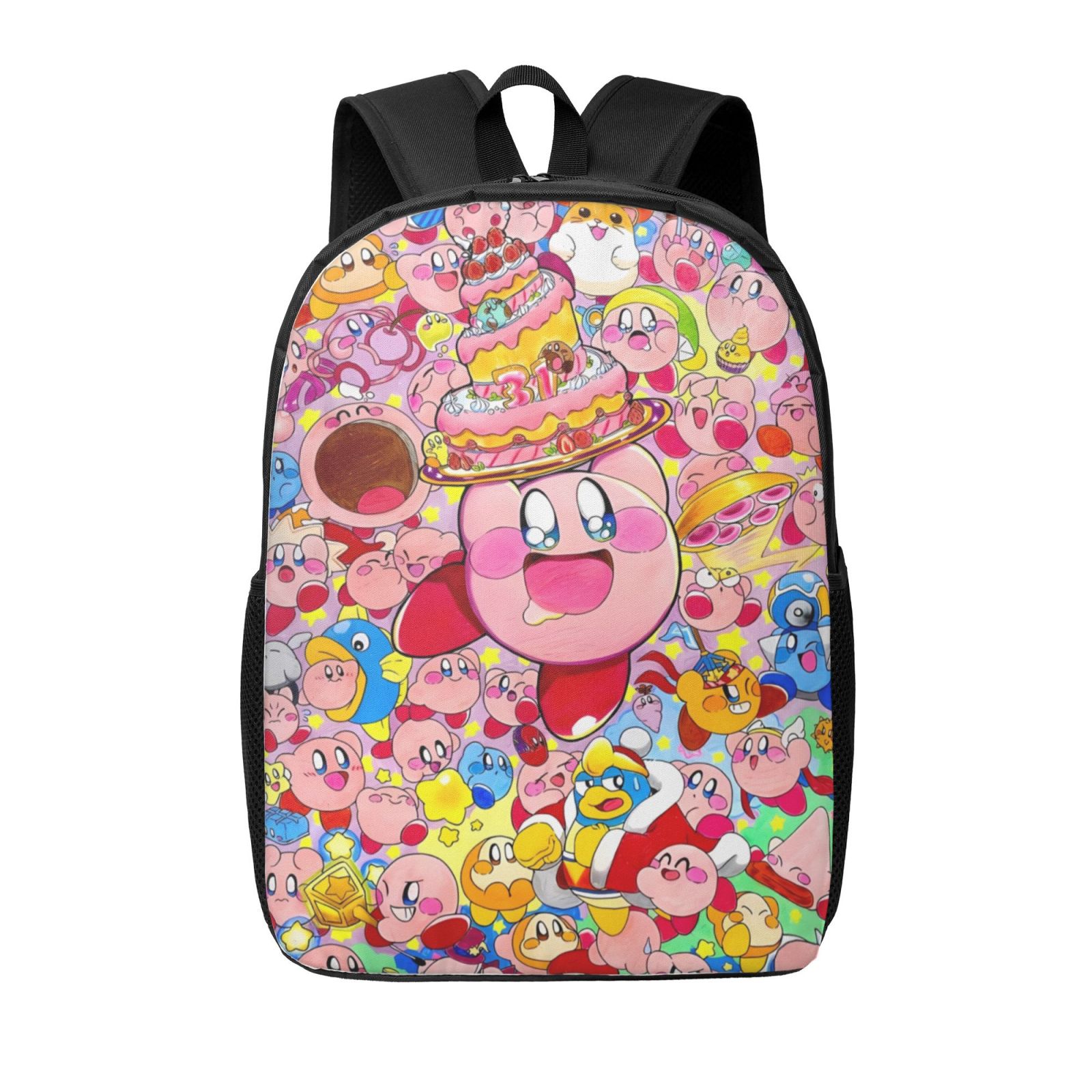 Kirby Return To Dream Land Star Allies Intense Blik Portemonnee/Beurs Bi-Fold ID & Kaarthouder, Blauw