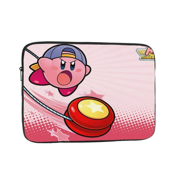 Kirby Laptop Sleeve Case for Men Women, 15 inch Computer Pocket Case Tablet Briefcase Carrying Bag