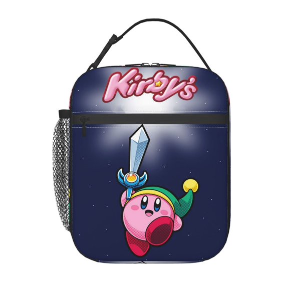 Kirby Lunch Bag Portable Insulated Lunch box with Handle for Work & Picnic
