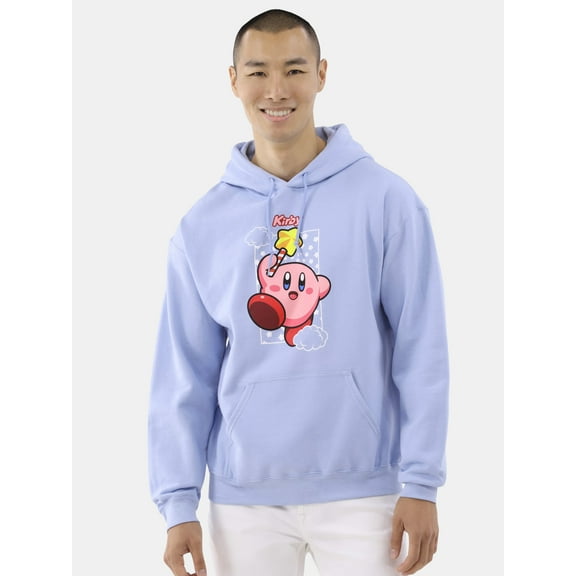 Kirby Men's & Big Men's Graphic Hoodie Sweatshirt, Sizes S - 3XL