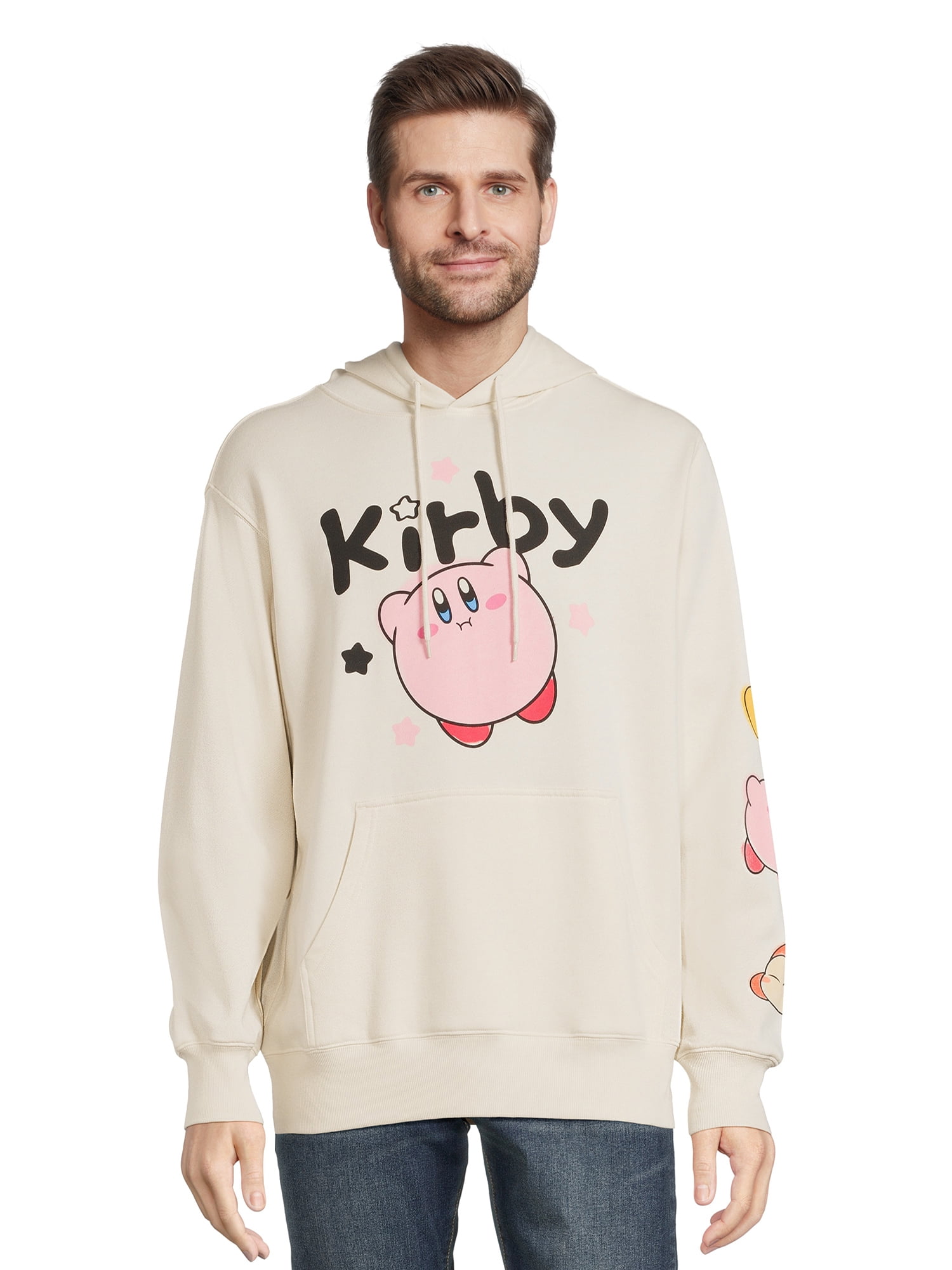 Men's Kirby Graphic Pullover Sweatshirt - Beige : Target