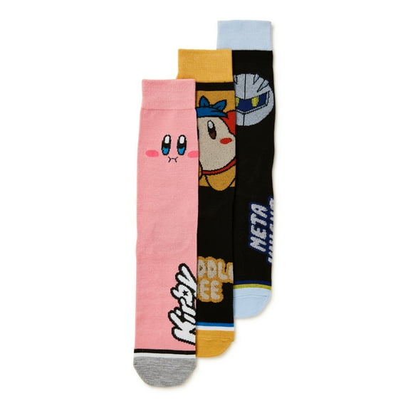 Kirby Men's Socks, 3-Pack