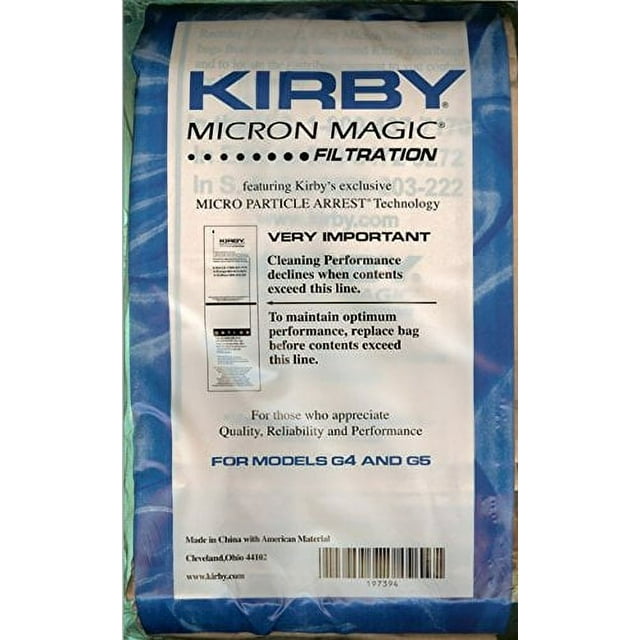 Kirby Micron Magic Bag, 197394 (9 pack)