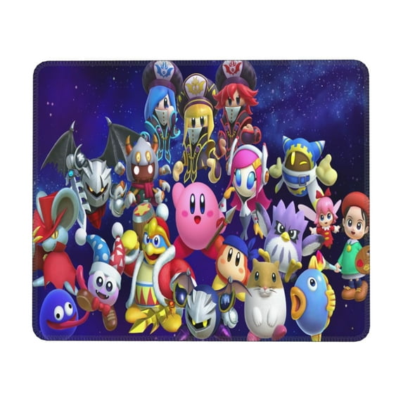 Kirby Mouse Pad, Computer Mouse Mat, Waterproof Non-Slip Rubber Base MousePads for Office Laptop 7.9 x 9.5 in