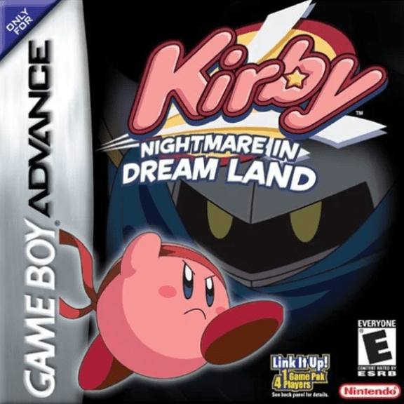 Kirby: Nightmare in Dream Land Game Boy Advance Game Cartridge for GBA/GBASP/NDS/IDS/NDSL/IDSL