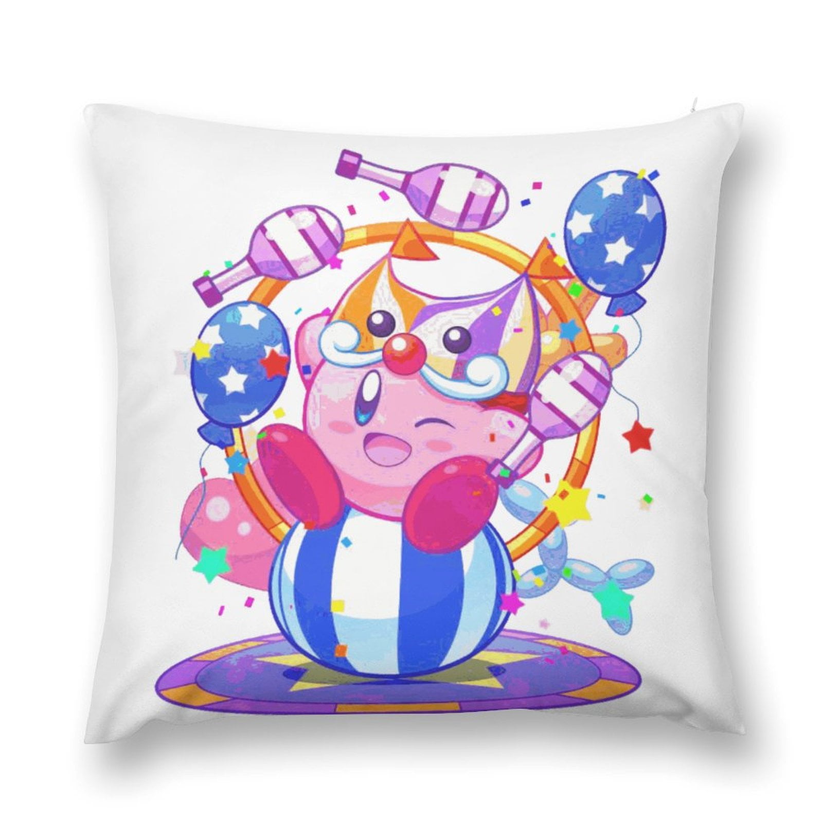 Kirby Plush Pillow Case Throw Multisize Pillowcase Cushion Antifouling
