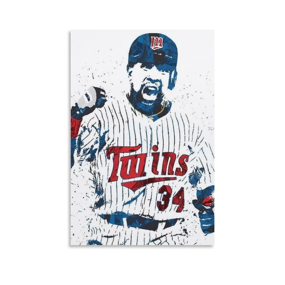 Kirby Puckett Poster Art Poster Canvas Painting Decor Wall Print Photo Gifts Home Modern Decorative Posters 20x30inch(50x75cm)