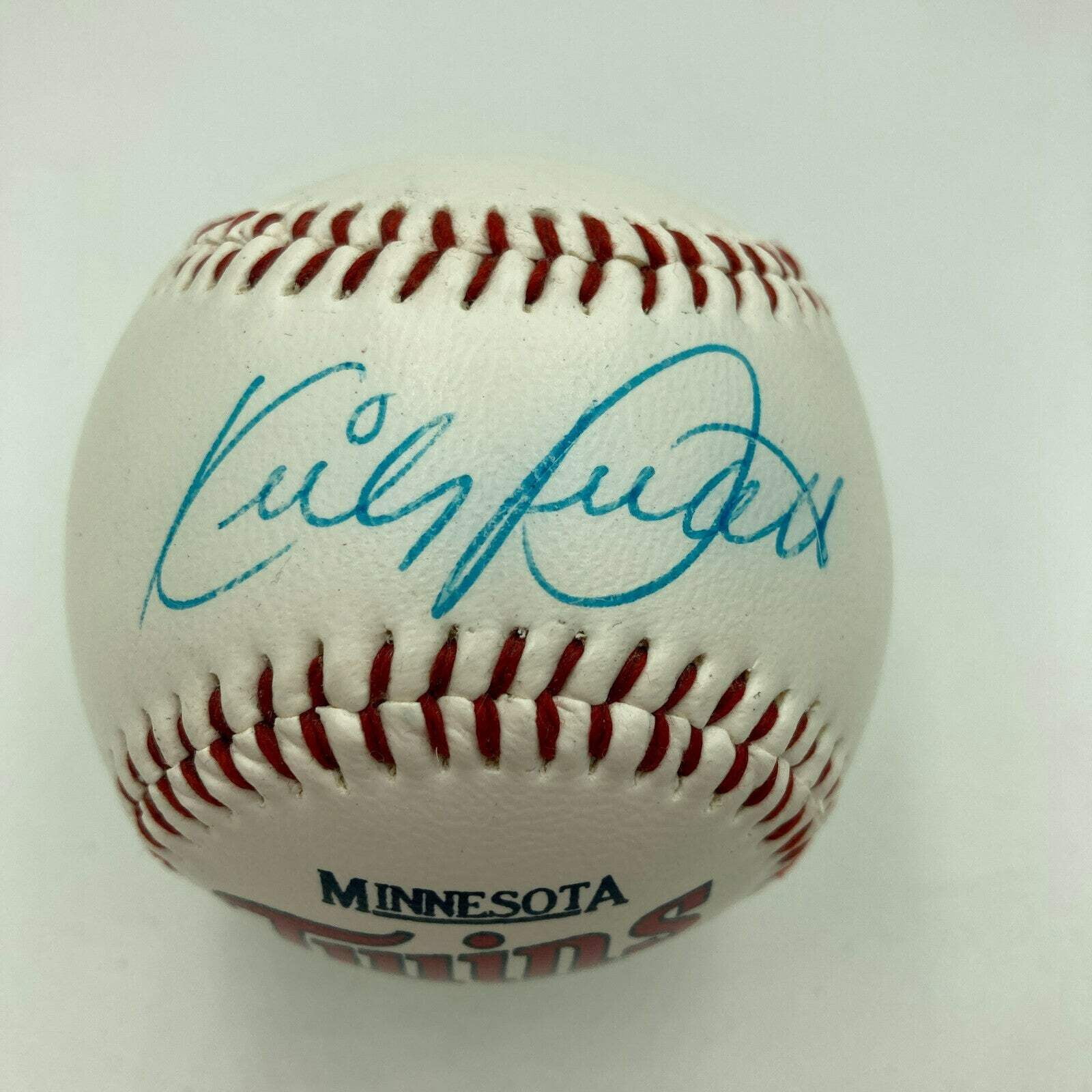 Kirby Puckett Signed Autographed Minnesota Twins Logo Baseball JSA ...
