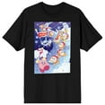 thumbnail image 1 of Kirby Pupupu Marching Men's Black Graphic Tee-S, 1 of 6