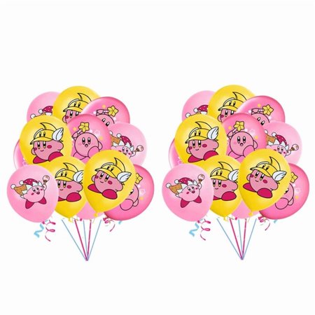 Kirby Star Balloons Birthday Party Supplies Favors Decorations Decor Kit Latex