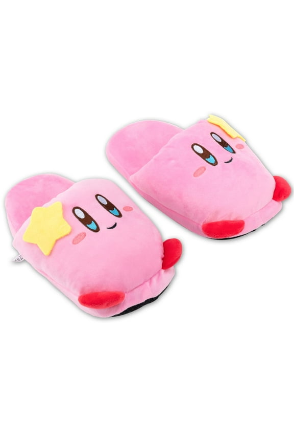 Kirby Star Slipper | Cute Anime House Shoes One Size Adult Women