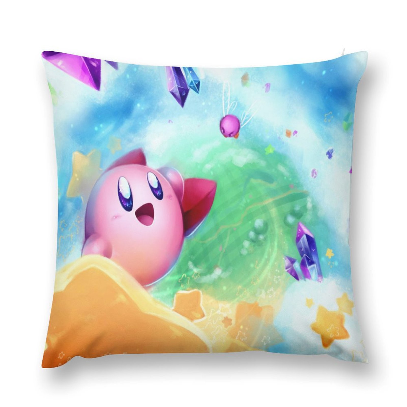 Kirby Throw Pillow Covers Cartoon Pillow Case Square Cushion Cases