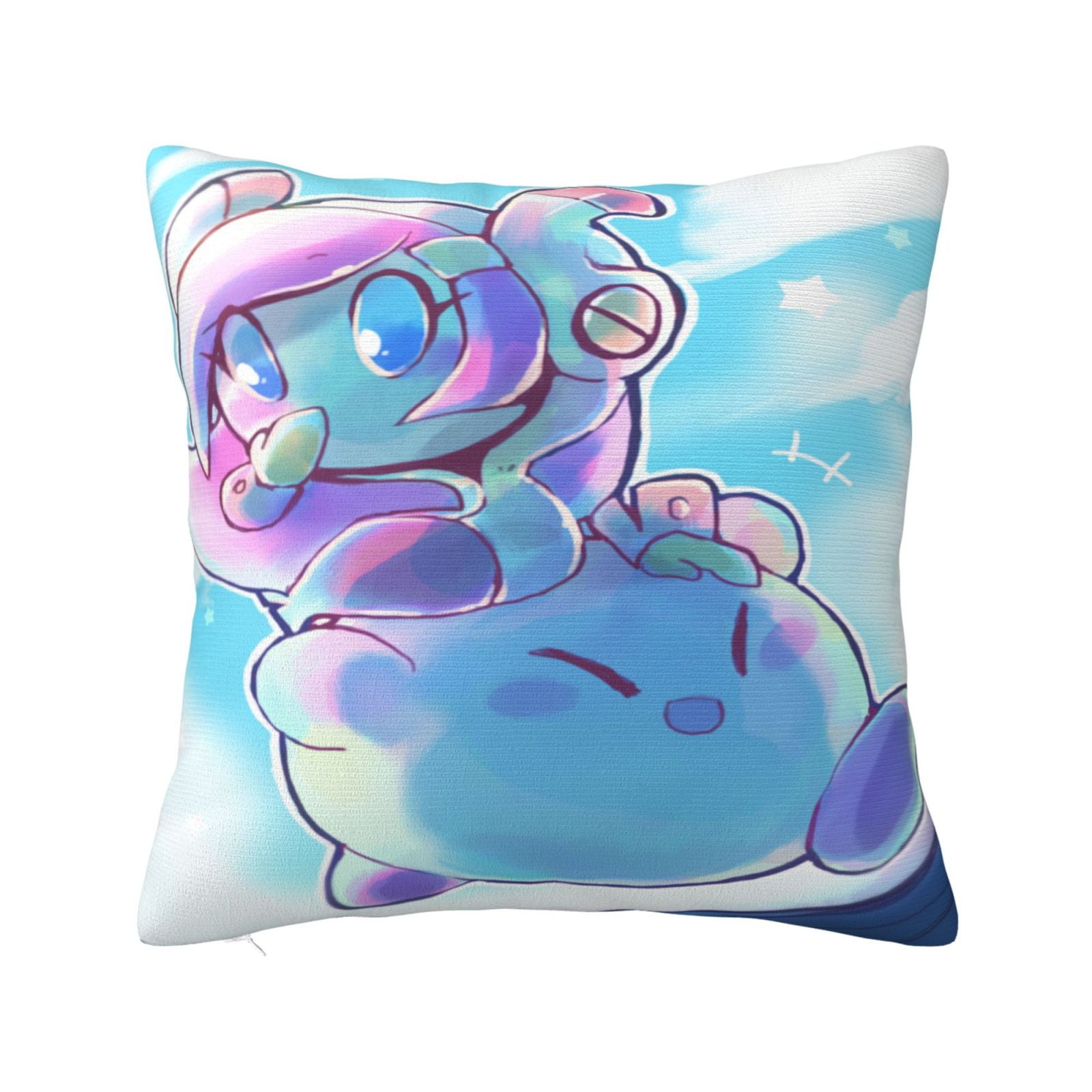 Kirby Throw Pillow Covers For Couch Sofa Cute Lovers Pillow Cover Case