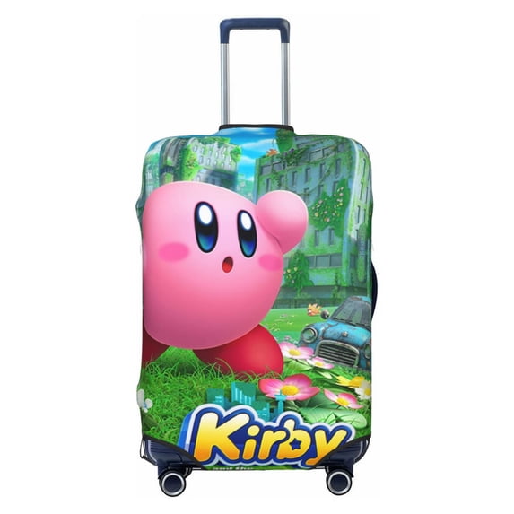 Kirby Travel Luggage Cover Suitcase Protector Washable Baggage Covers Anti-Scratch Suitcase Cover