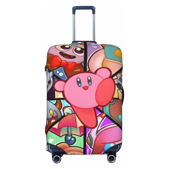 Kirby Travel Luggage Cover Suitcase Protector Washable Baggage Covers Anti-Scratch Suitcase Cover