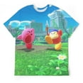 thumbnail image 1 of Kirby Unisex Short Sleeve T Shirt Daily Novelty 3D Printed T-Shirts Soft Comfortable Tee Shirt Top For Men And Women, 1 of 7