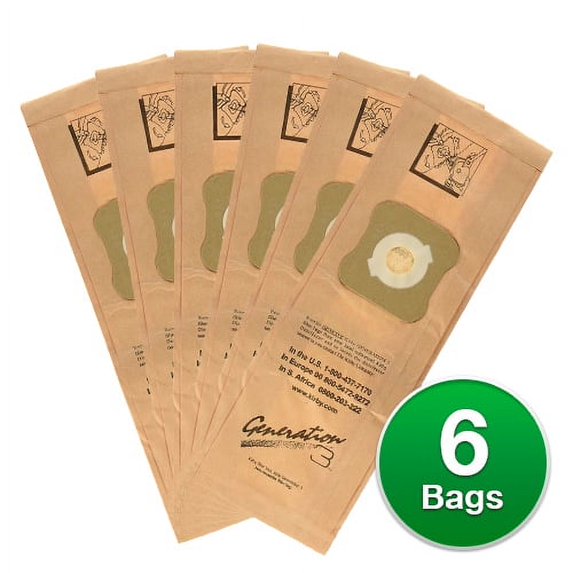Kirby Vacuum Bag for 197289 (2-Pack) Vacuum Bag