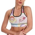 thumbnail image 1 of Kirby Women's Sports Bras Racerback Padded Workout Slimming Tank Tops Camisole Yoga Vest Activewear Fitness Running Crop Top, 1 of 6
