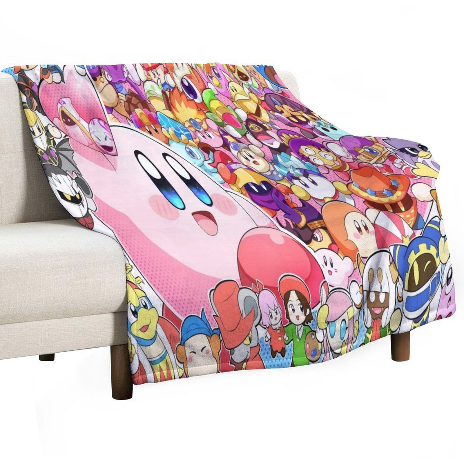 Kirby's Dream Land Blanket Kirby's Dream Land Cute Warm All Season Kids
