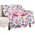 Kirby's Dream Land Blanket Kirby's Dream Land Cute Warm All Season Kids