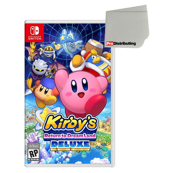 Kirbys Return to Dream Land Deluxe - Nintendo Switch with Screen Cleaning Cloth