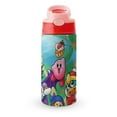 thumbnail image 1 of Kirby's Return to Dream Land Kid's Insulated Water Bottle With Straw Vacuum Stainless Steel Cup Leak-Proof Toddler Thermoses Water Cup For Children, 1 of 8