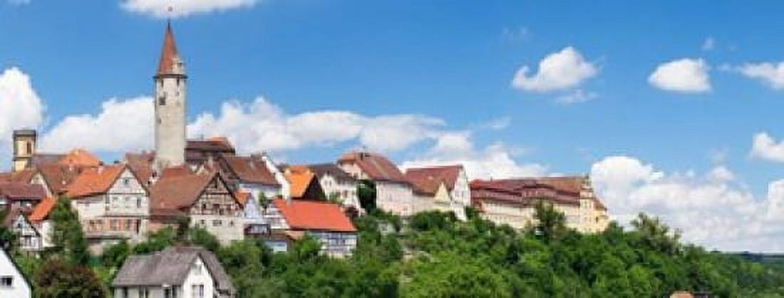 Kirchberg an der Jagst Hohenlohe Region Baden-Wurttemberg Germany Canvas Art - Panoramic Images (32 x 12)