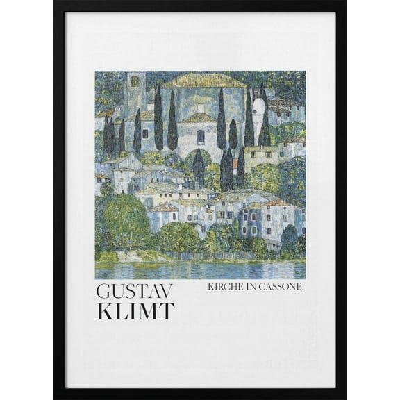 Kirche In Cassone (1913) Poster Framed Art Modern Wall Decor