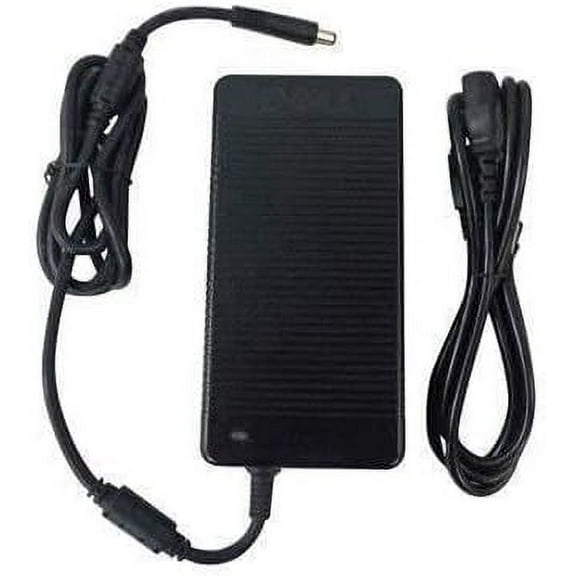 Kircuit 240W 19.5V 12.3A Slim AC Adapter Compatible with Dell Alienware 15 R1 R2 17 R1 R2 R3 R4 R5 17D-1848 M18x Precision M6800 Laptop 0FWCRC ADP-240AB B 0J211H J938H 0U896K PA-9E 469-4547 331-9053